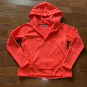 🧡ATHLETA ATMOSPHERE ANORAK HOODIE/JACKET-BRIGHT NEON ORANGE-M🧡